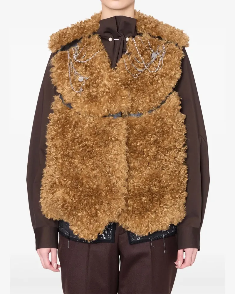 kolor Jacke aus Faux Fur - Braun Braun