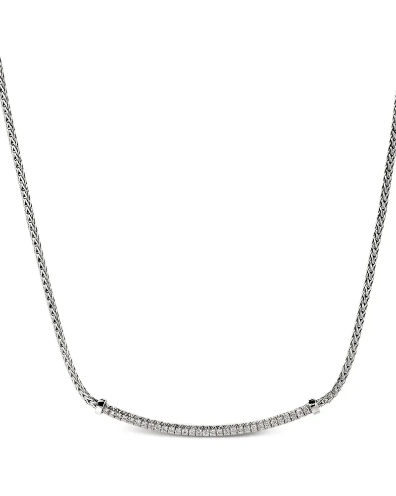 John Hardy JH Essential Halskette mit Diamanten - Silber Silber