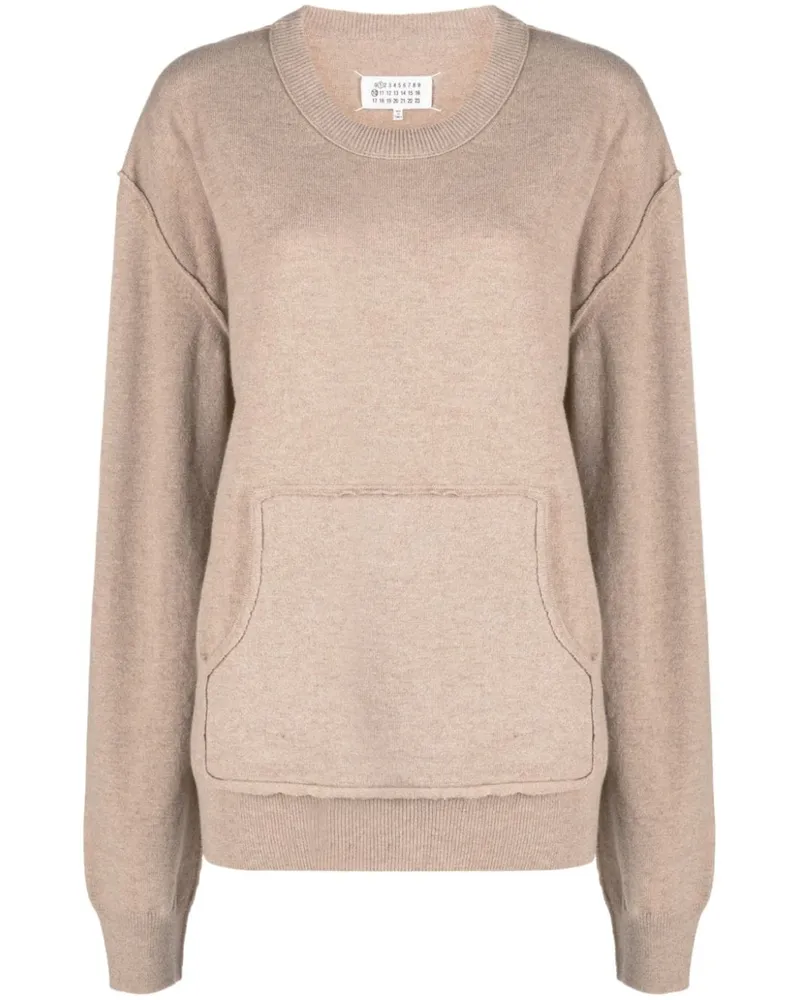 Maison Margiela Pullover mit rundem Ausschnitt - Braun Braun