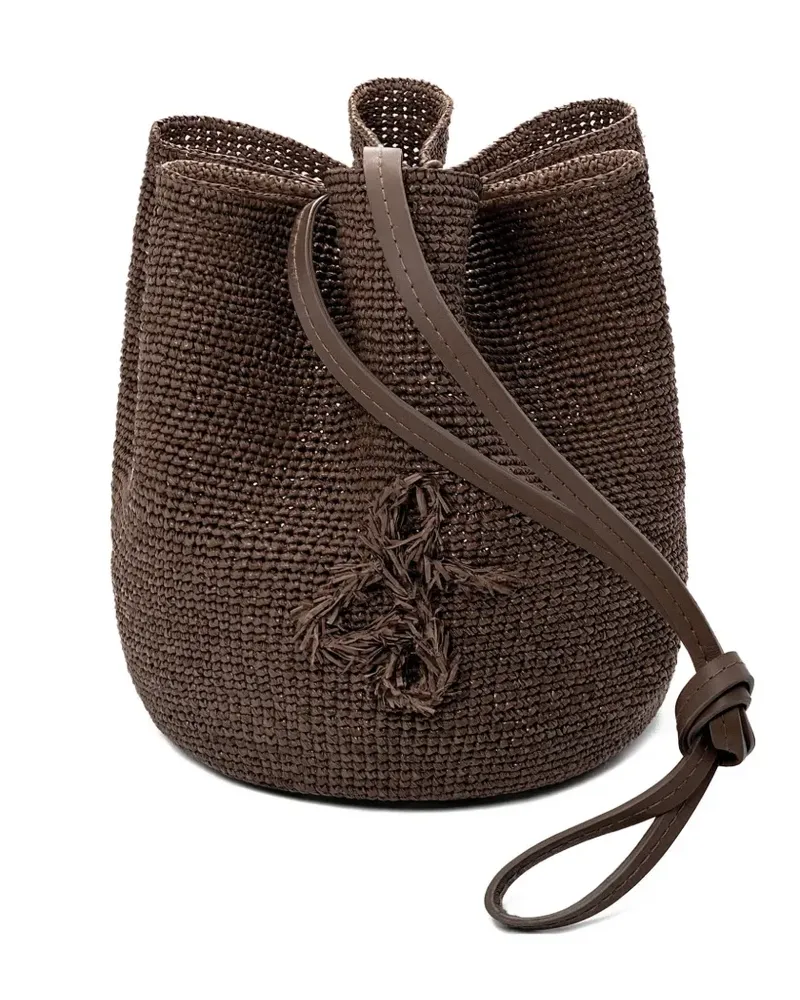 RUSLAN BAGINSKIY The Hatbag Schultertasche - Braun Braun