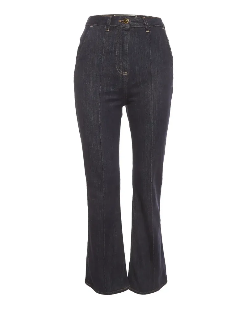 Elisabetta Franchi Jeans mit Gürtelschlaufen - Blau Blau