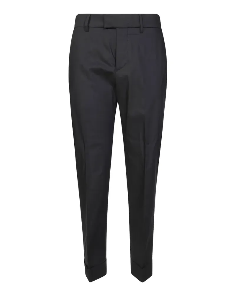 Berwich Alice turned-up trousers - Schwarz Schwarz