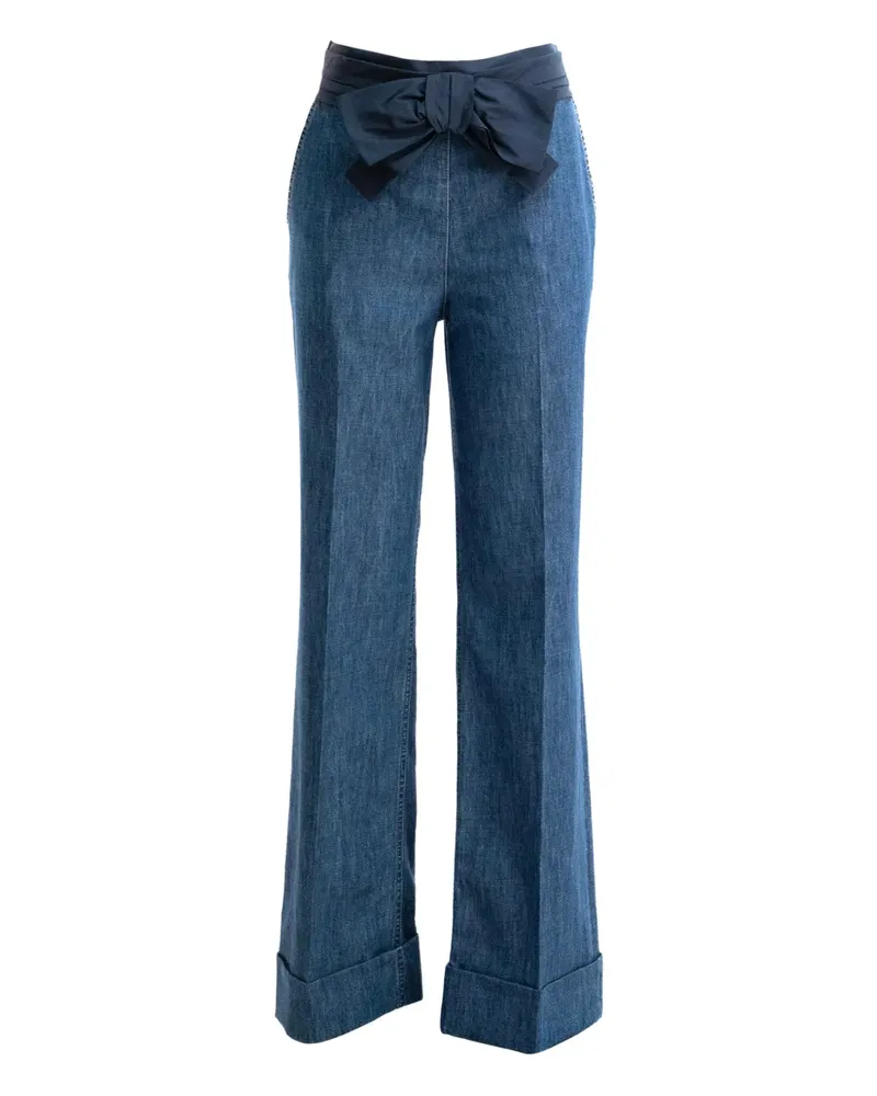 Valentino Garavani Jeans mit Schleifendetail - Blau Blau