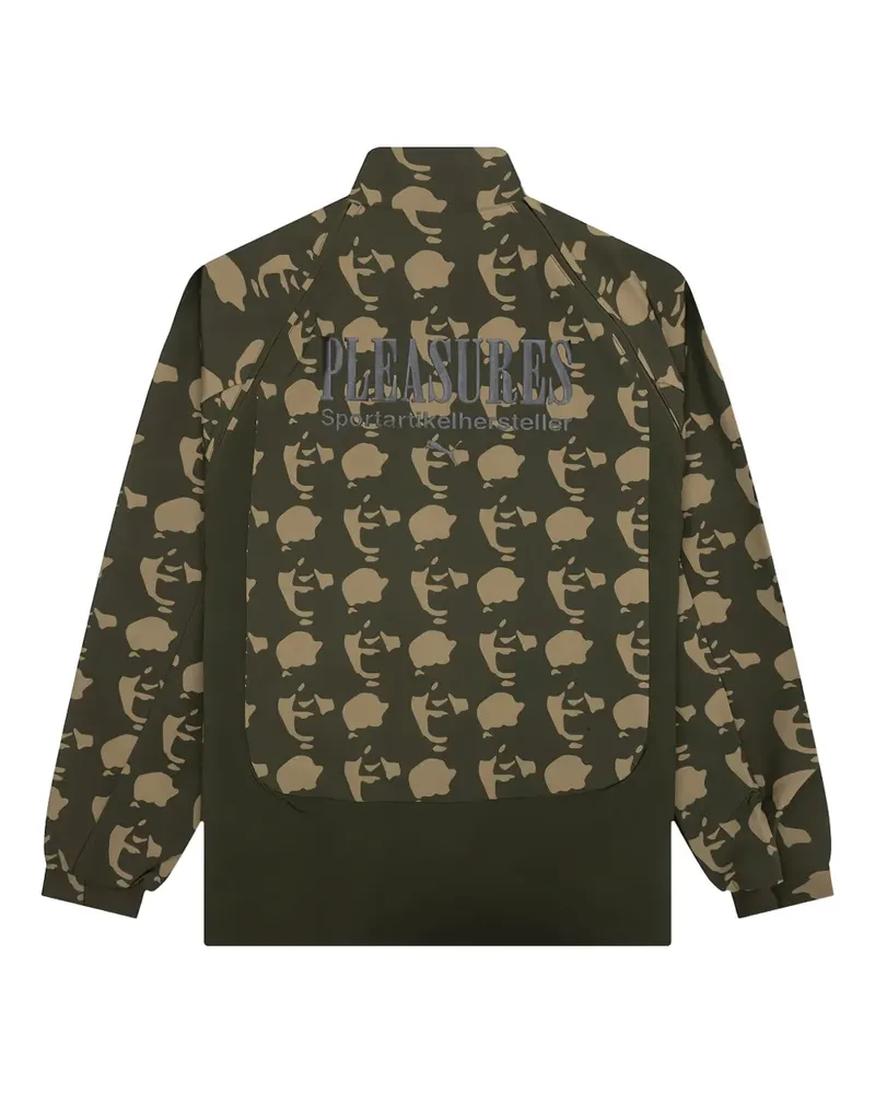 Puma x Pleasures Jacke mit Gesicht-Print - Braun Braun