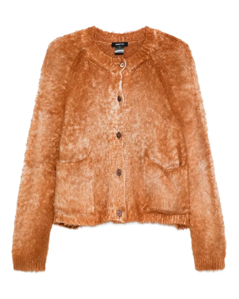 Avant Toi Geknöpfter Cardigan - Braun Braun