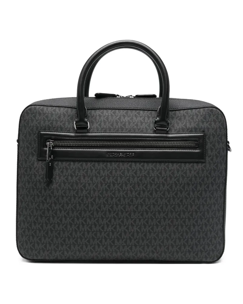 Michael Kors Aktentasche mit Logo-Print - Grau Grau