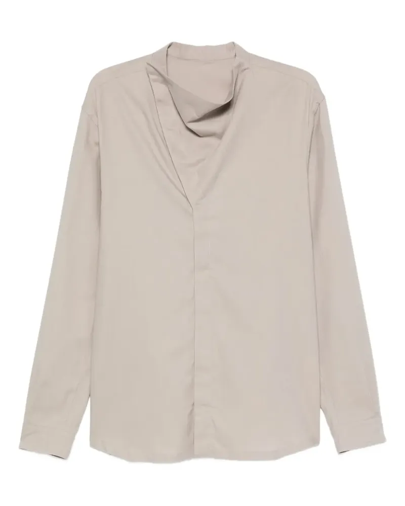 Rick Owens Hemd mit Stehkragen - Nude Nude