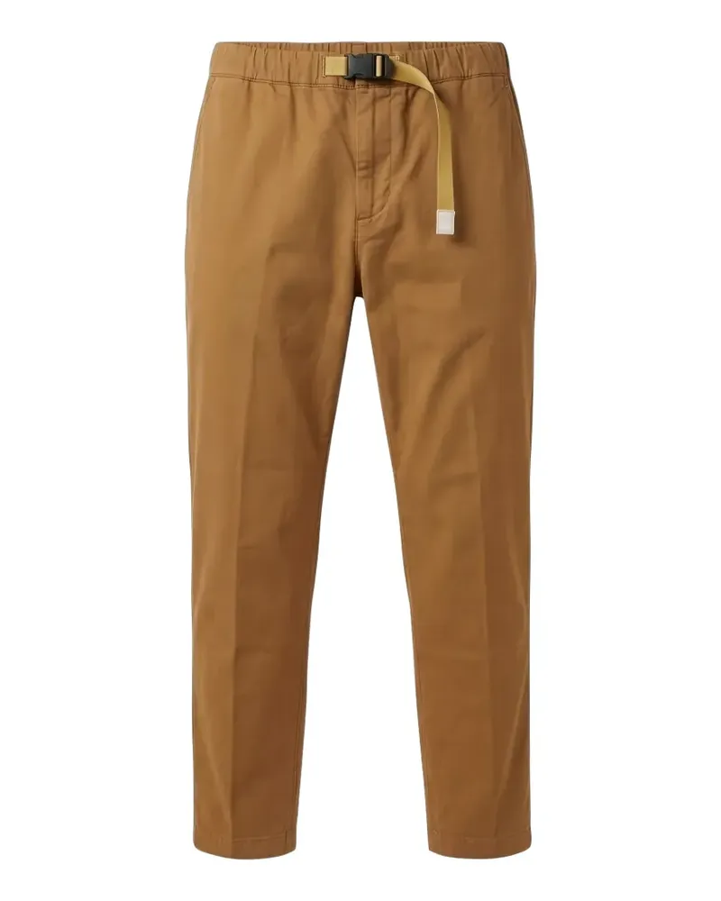 PLAN C Hose mit Gürtel und Schnallenverschluss - Braun Braun