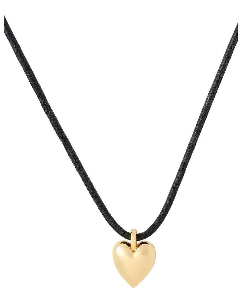 Jennifer Fisher Puffy Heart Choker - Gold Gold