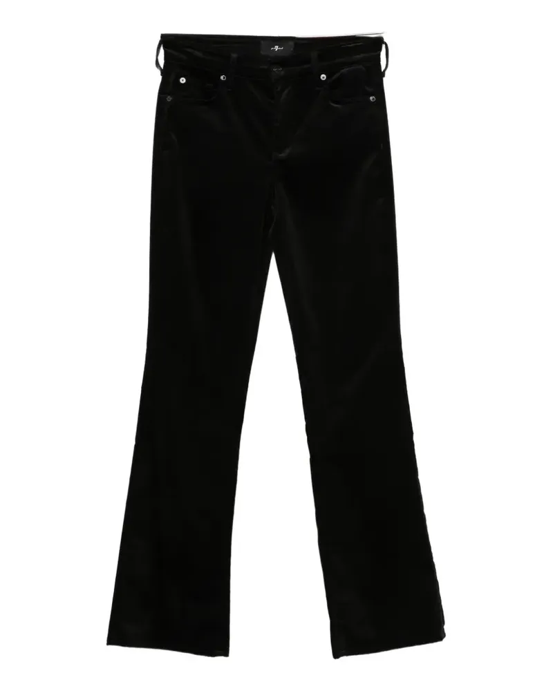 Seven7 velvet flared jeans - Schwarz Schwarz