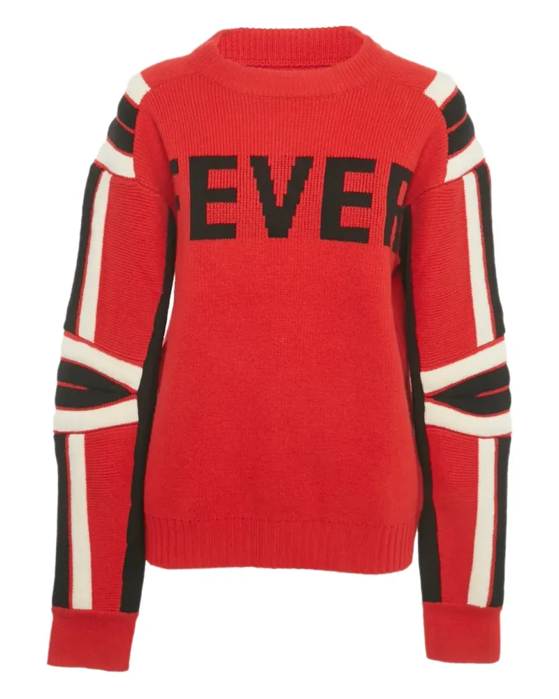 Zadig & Voltaire Amber lettering-embellishment sweater - Rot Rot