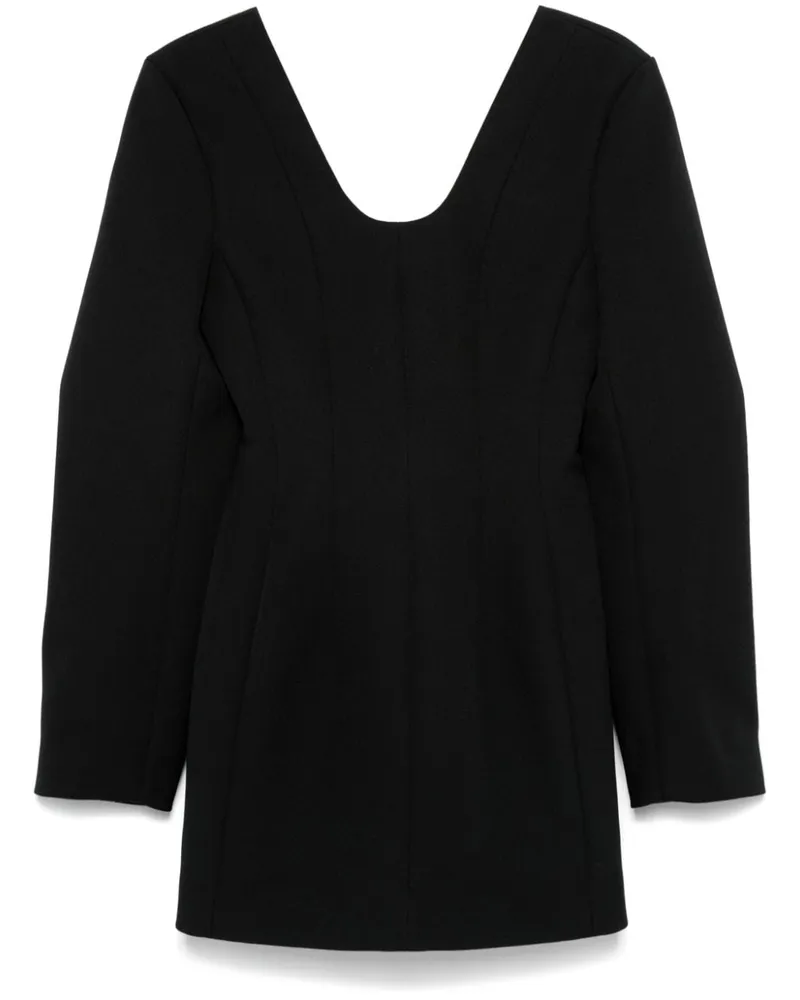 Carven Minikleid mit Einsätzen - Schwarz Schwarz