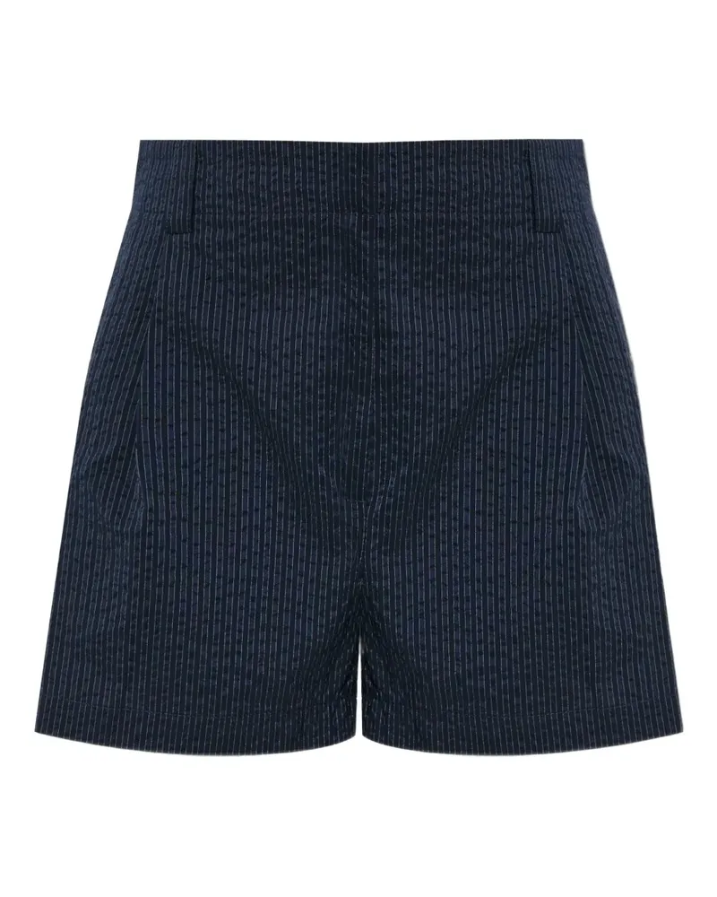 Kitsuné Shorts mit Logo-Patch - Blau Blau