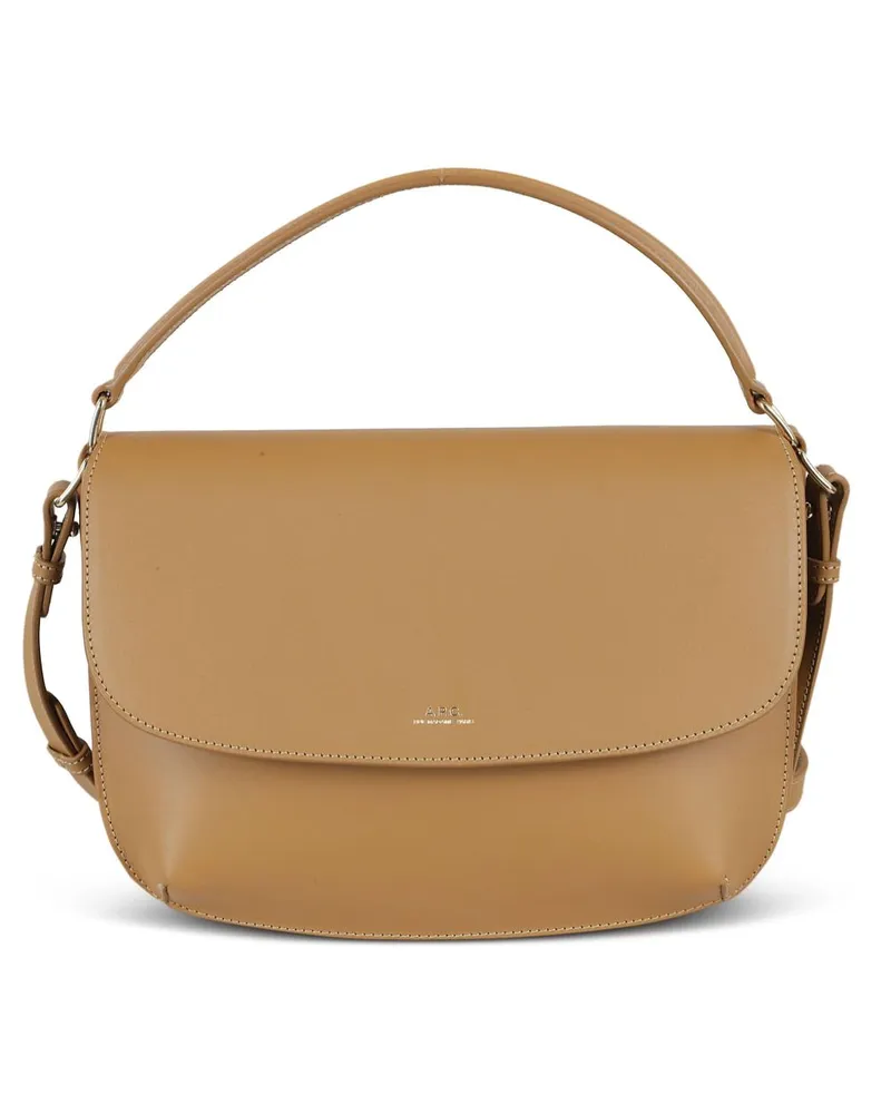 A.P.C. Schultertasche aus Leder - Braun Braun