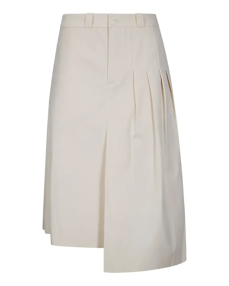 Our Legacy Origami lace-insert midi skirt - Nude Nude