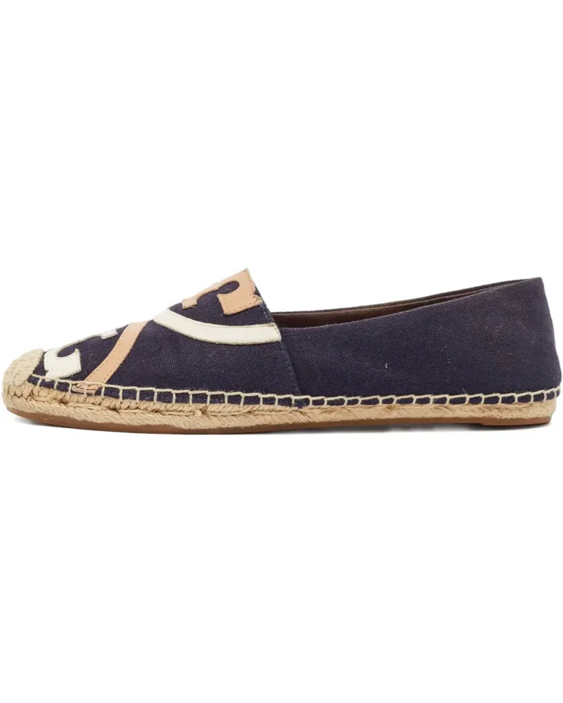 Tory Burch Pre-owned Espadrilles mit Logo - Blau Blau