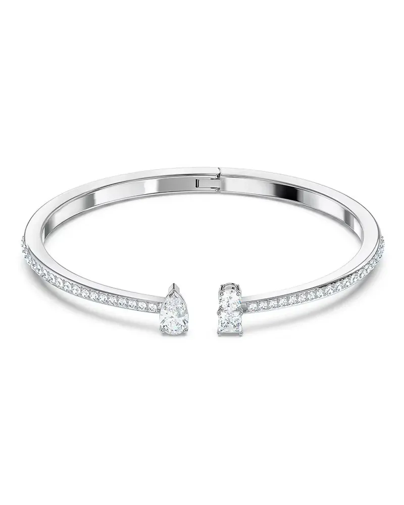 Swarovski Mesmera crystal-embellished cuff bracelet - Silber Silber