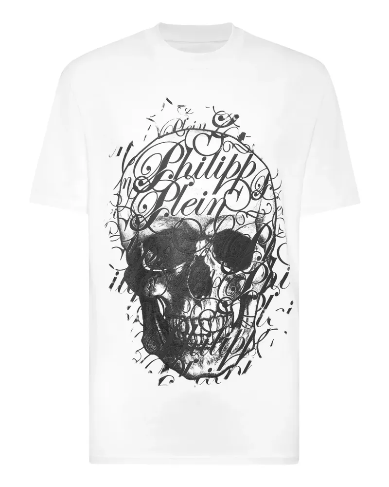 Philipp Plein Coursive T-Shirt - Weiß Weiß