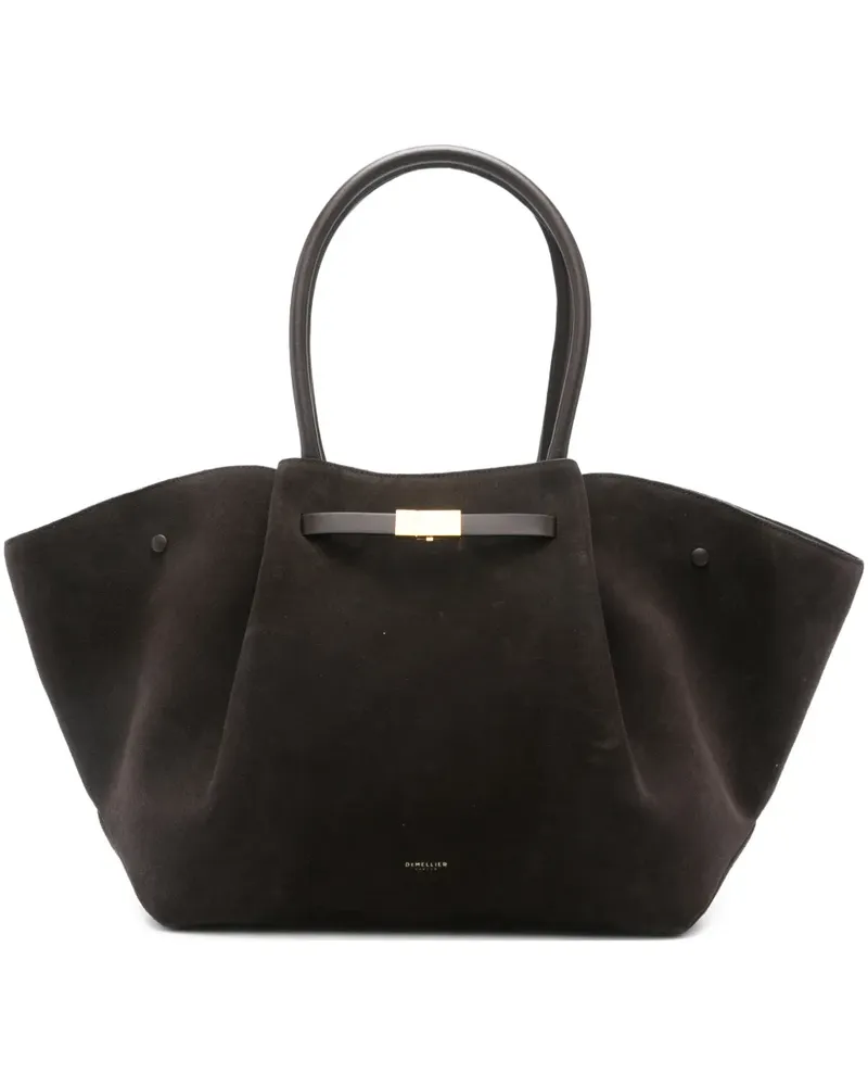 DeMELLIER New York suede shoulder bag - Braun Braun