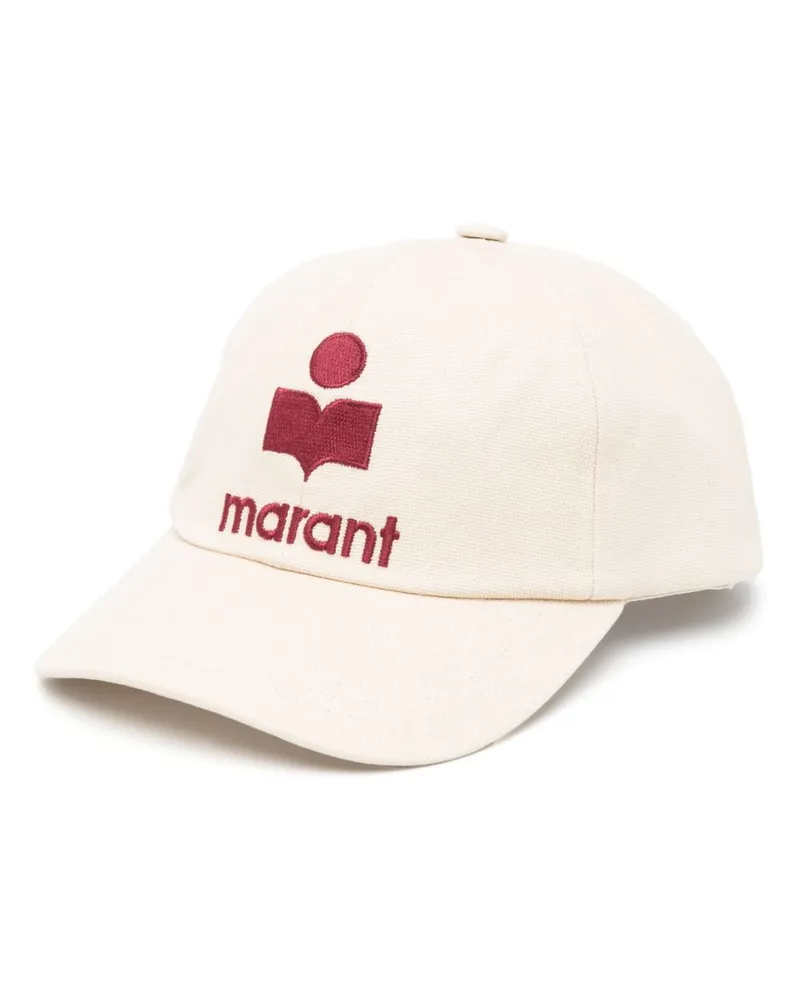 Isabel Marant Tyron Baseballkappe mit Logo - Nude Nude