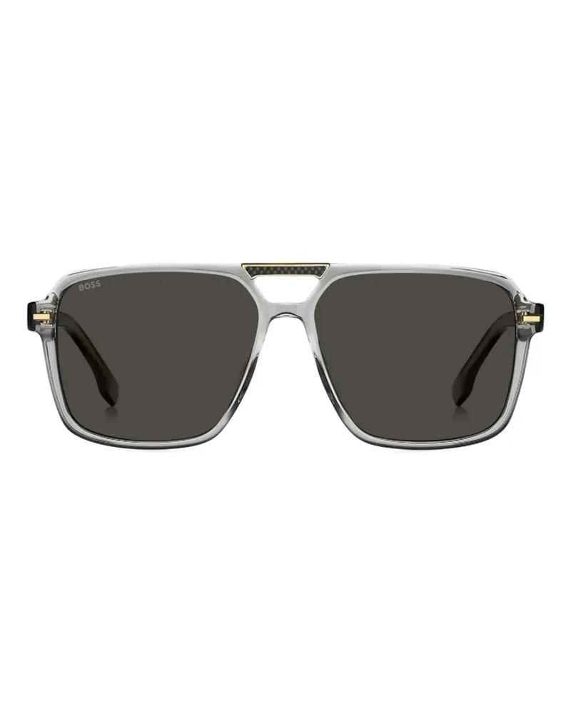 HUGO BOSS square-frame sunglasses - Grau Grau