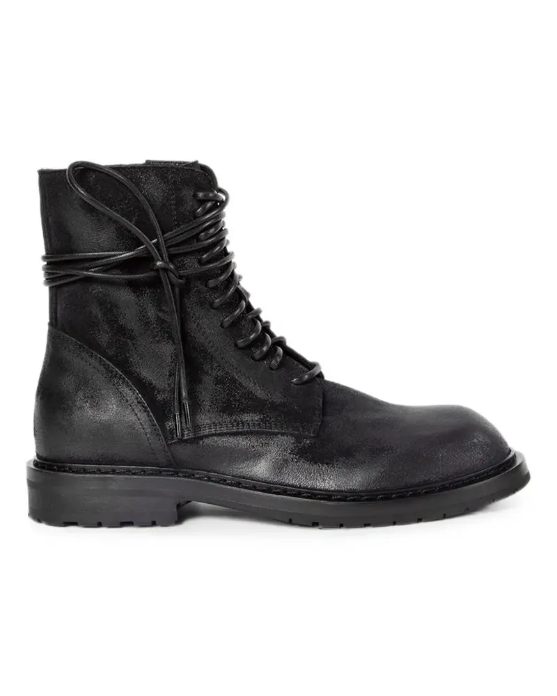 Ann Demeulemeester Danny lace-up ankle boots - Schwarz Schwarz