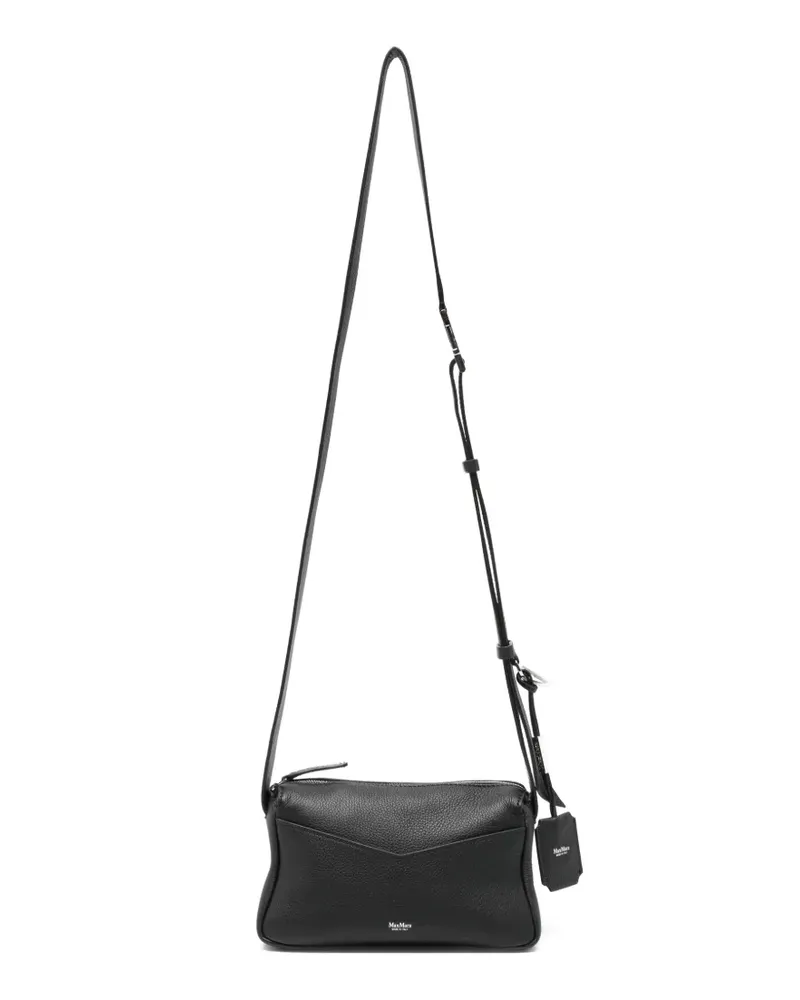 Max Mara micro logo-detail tote bag - Schwarz Schwarz