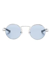 MATSUDA Sonnenbrille mit rundem Gestell Blau