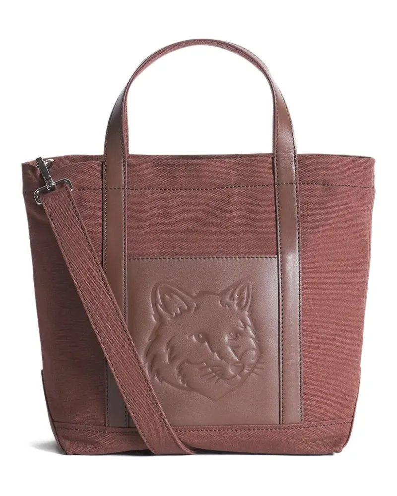 Kitsuné small Fox Head tote bag - Braun Braun