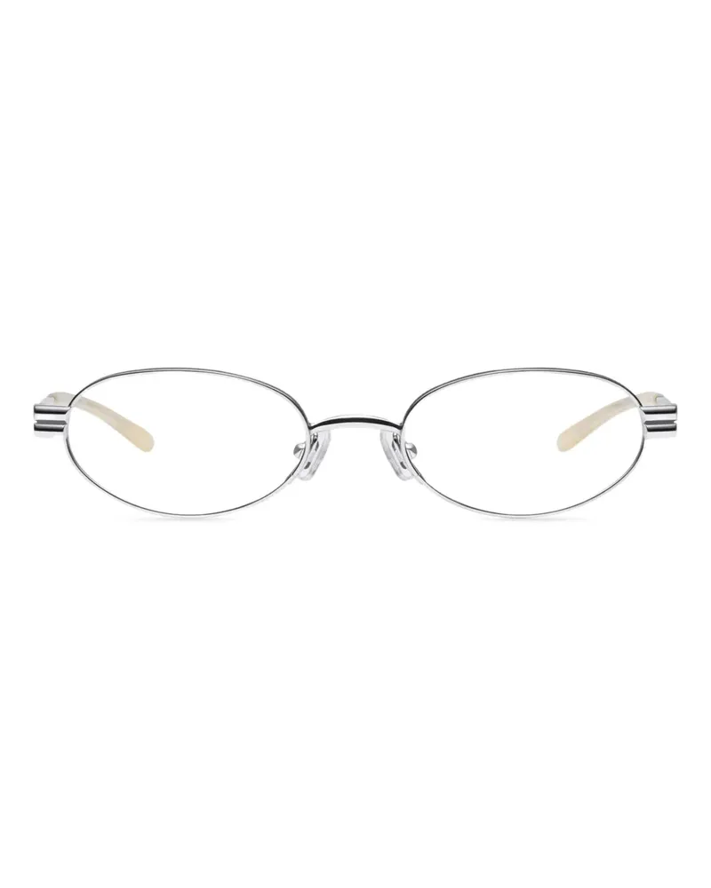 Gentle Monster Lolos 02 Brille mit rundem Gestell - Silber Silber