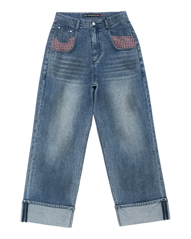Andersson Bell Jeans mit Umschlag - Blau Blau