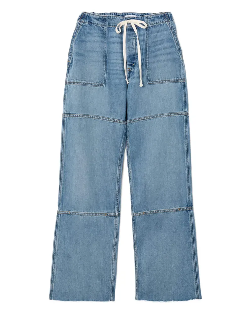RE/DONE Beach Jeans mit Kordelzug - Blau Blau