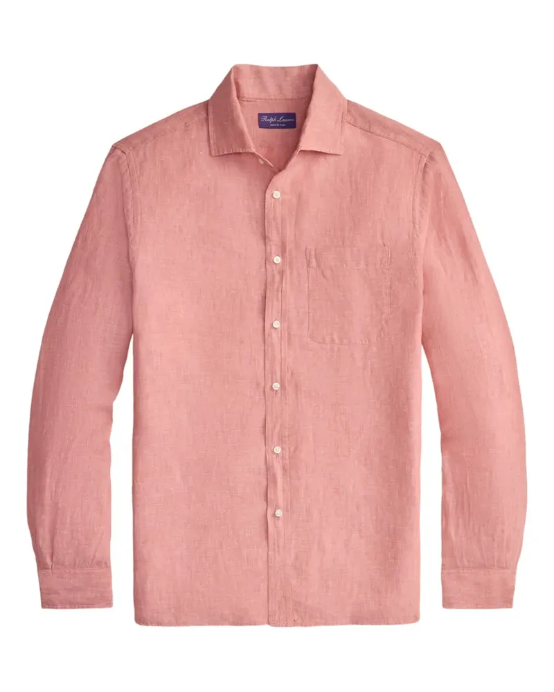 Ralph Lauren Hemd mit Brusttasche - Rosa Rosa