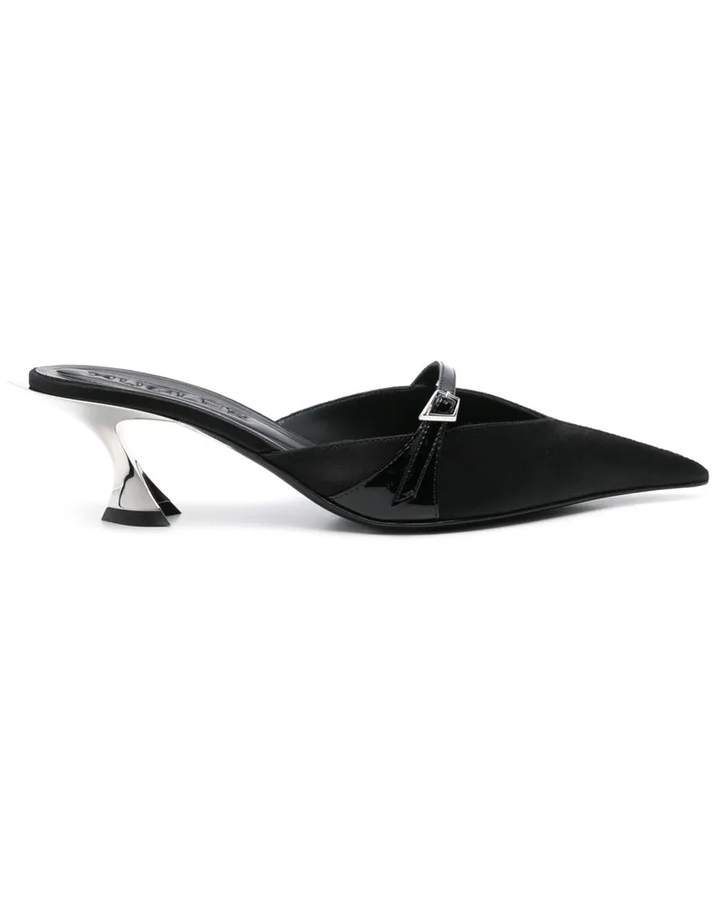 Thierry Mugler Mary Jane Mules 65mm - Schwarz Schwarz