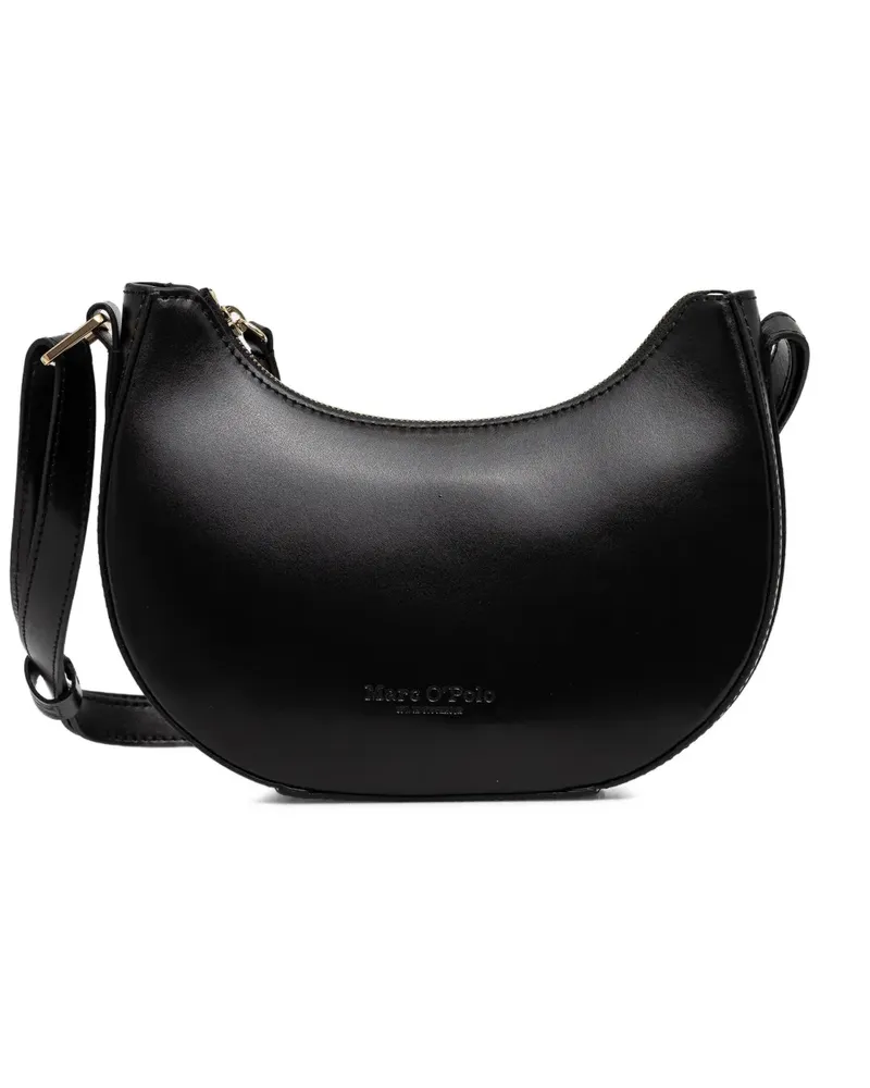 Marc O'Polo Umhängetasche mit Reißverschluss - Schwarz Schwarz