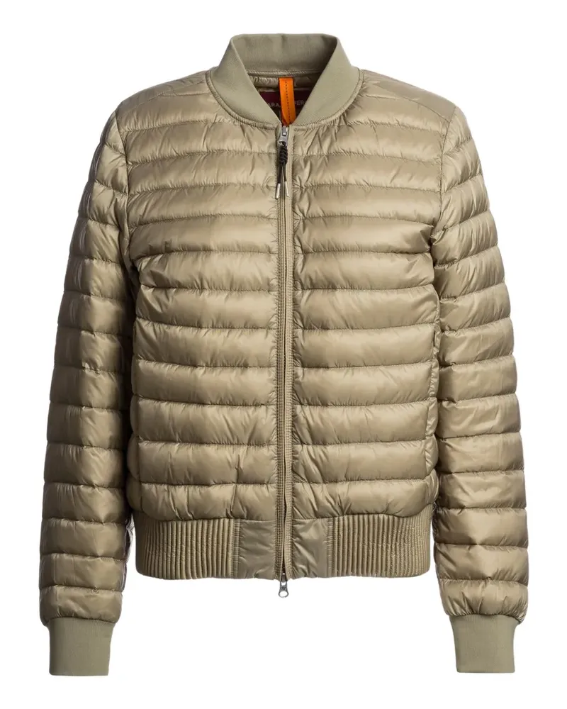 Parajumpers Leila ribbed bomber jacket - Nude Nude