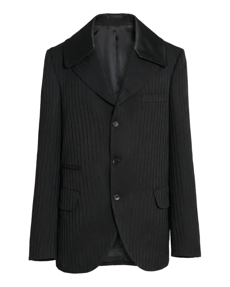 Comme des Garçons striped blazer - Schwarz Schwarz