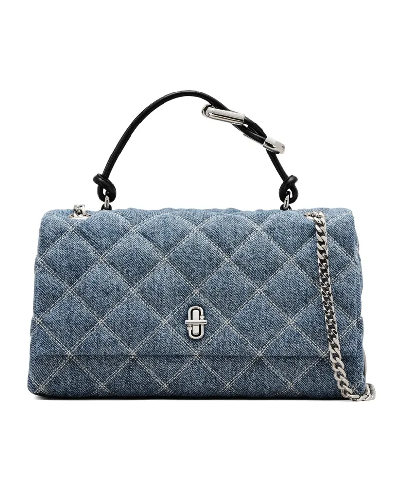 Marc Jacobs The Quilted Schultertasche aus Denim - Blau Blau