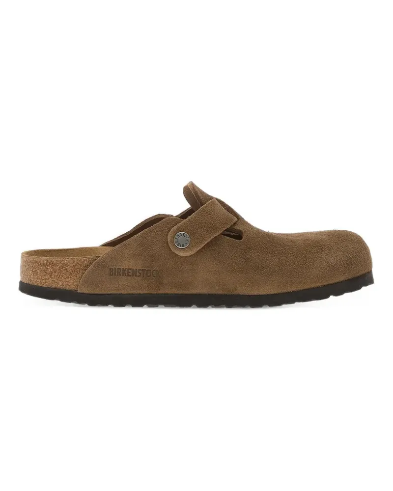 Birkenstock Boston suede leather mules - Braun Braun