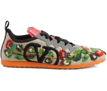 Chromathon Sneakers mit Stickerei - Nude