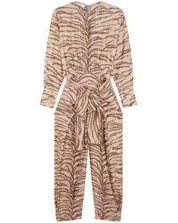 Stella McCartney Jumpsuit aus Bio-Seide Nude