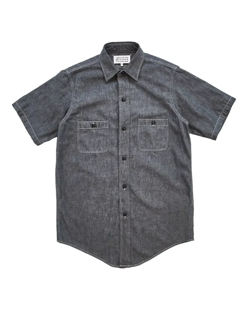 Maison Margiela Kurzärmeliges Hemd - Grau Grau