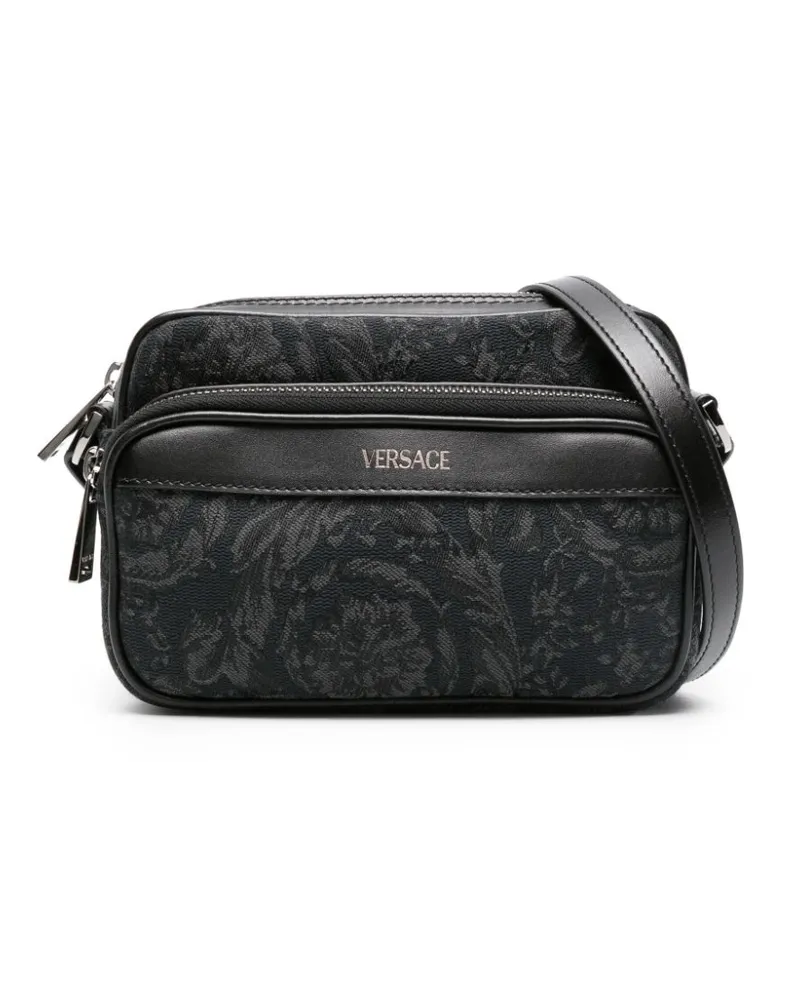 Versace Barocco Athena Kuriertasche - Schwarz Schwarz