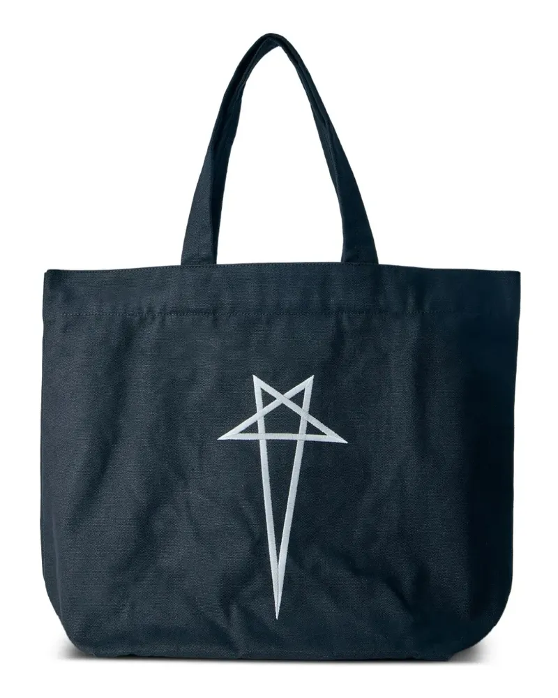 Rick Owens xChampion graphic-print canvas tote bag - Schwarz Schwarz