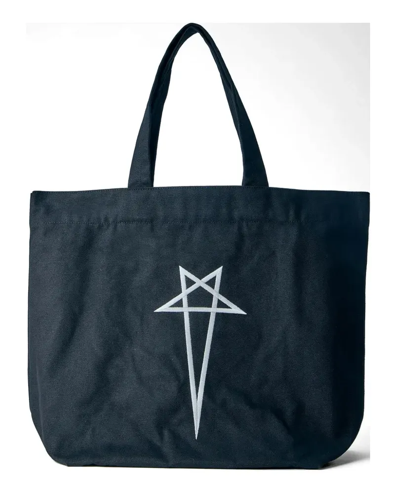 Rick Owens xChampion graphic-print canvas tote bag - Schwarz Schwarz