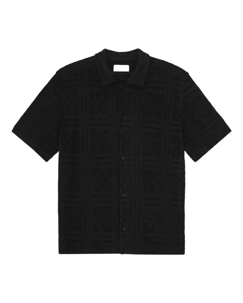 LES DEUX Hector short-sleeve shirt - Schwarz Schwarz