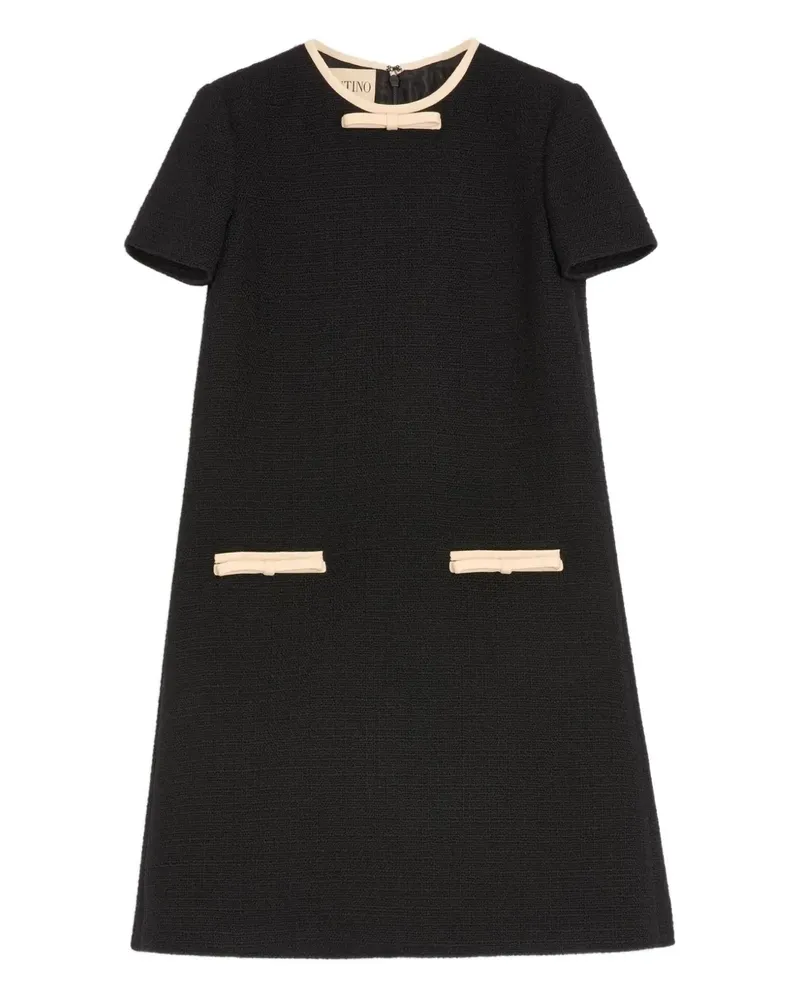 Valentino Garavani Kleid aus Tweed - Schwarz Schwarz