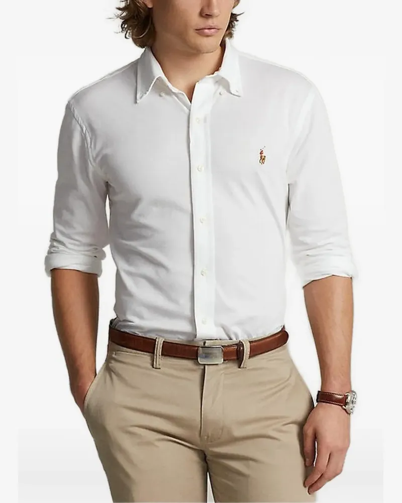 Ralph Lauren Button-down-Hemd mit Logo - Weiß Weiß