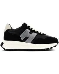 Hogan Sneakers mit Logo-Patch Schwarz