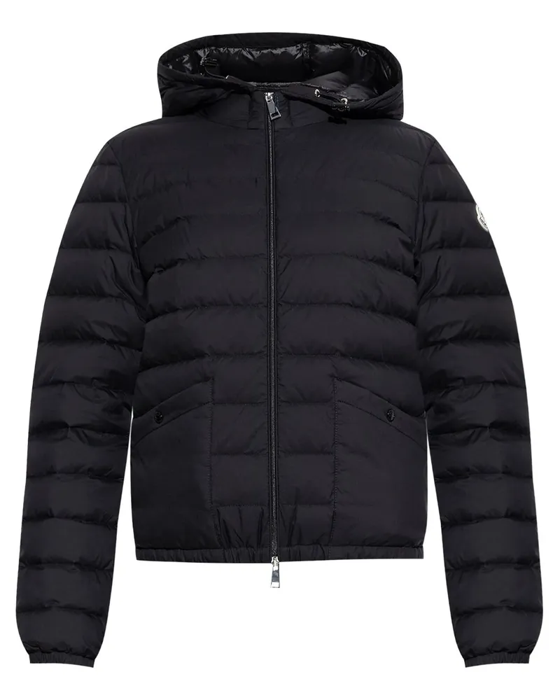 Moncler Hede Daunenjacke mit Kapuze - Schwarz Schwarz